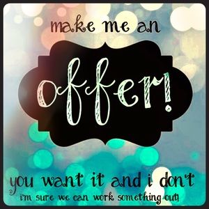 All reasonable offers are welcome!!